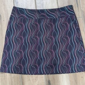 Navy Cutter & Buck ladies golf skirt